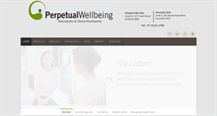 Desktop Screenshot of perpetualwellbeing.com.au