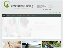 Tablet Screenshot of perpetualwellbeing.com.au